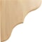 Ekena Millwork 1 3/4"W x 10"D x 10"H Stratford Wood Bracket, Red Oak BKTW02X10X10STRO - alternate 3